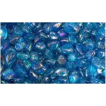 Irregular Shape Tumbled Stone - Blue AB Quartz - 1 kg Pack